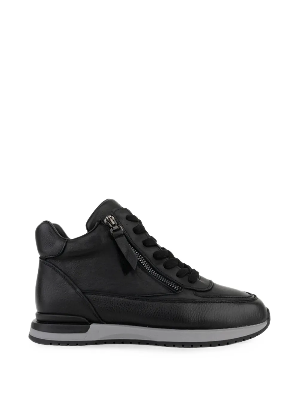 LINDA BAUMANN zip-fastening panelled sneakers - Schwarz