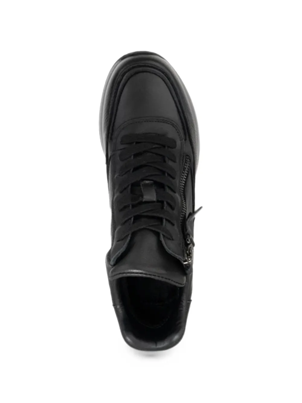 LINDA BAUMANN zip-fastening panelled sneakers Zwart