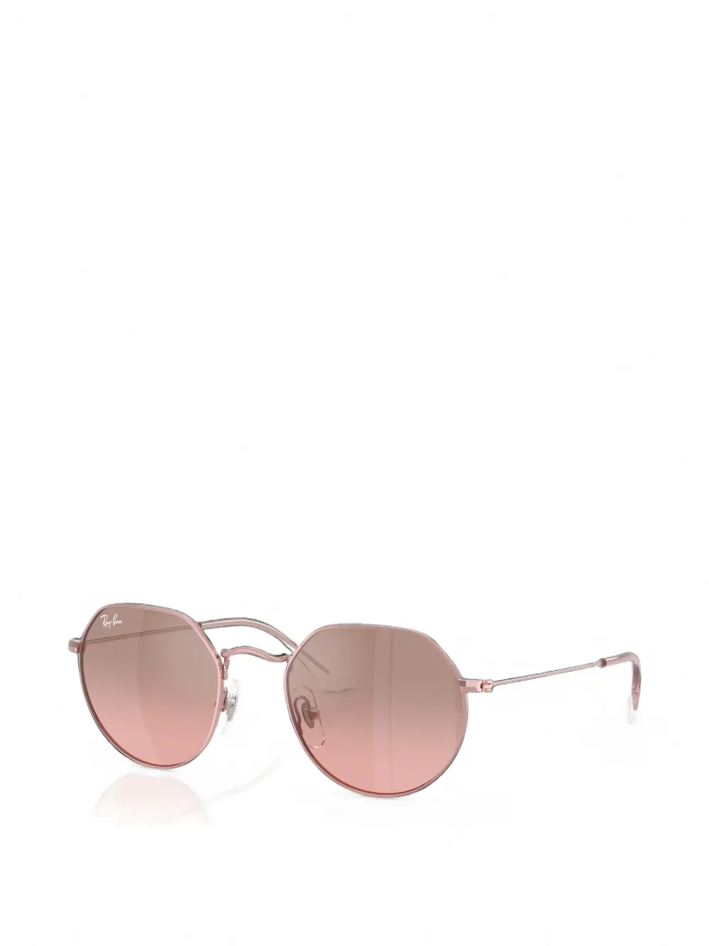 RAY-BAN JUNIOR Zonnebril met geometrisch montuur Roze