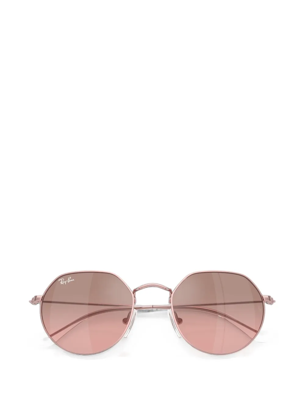 RAY-BAN JUNIOR Zonnebril met geometrisch montuur Roze