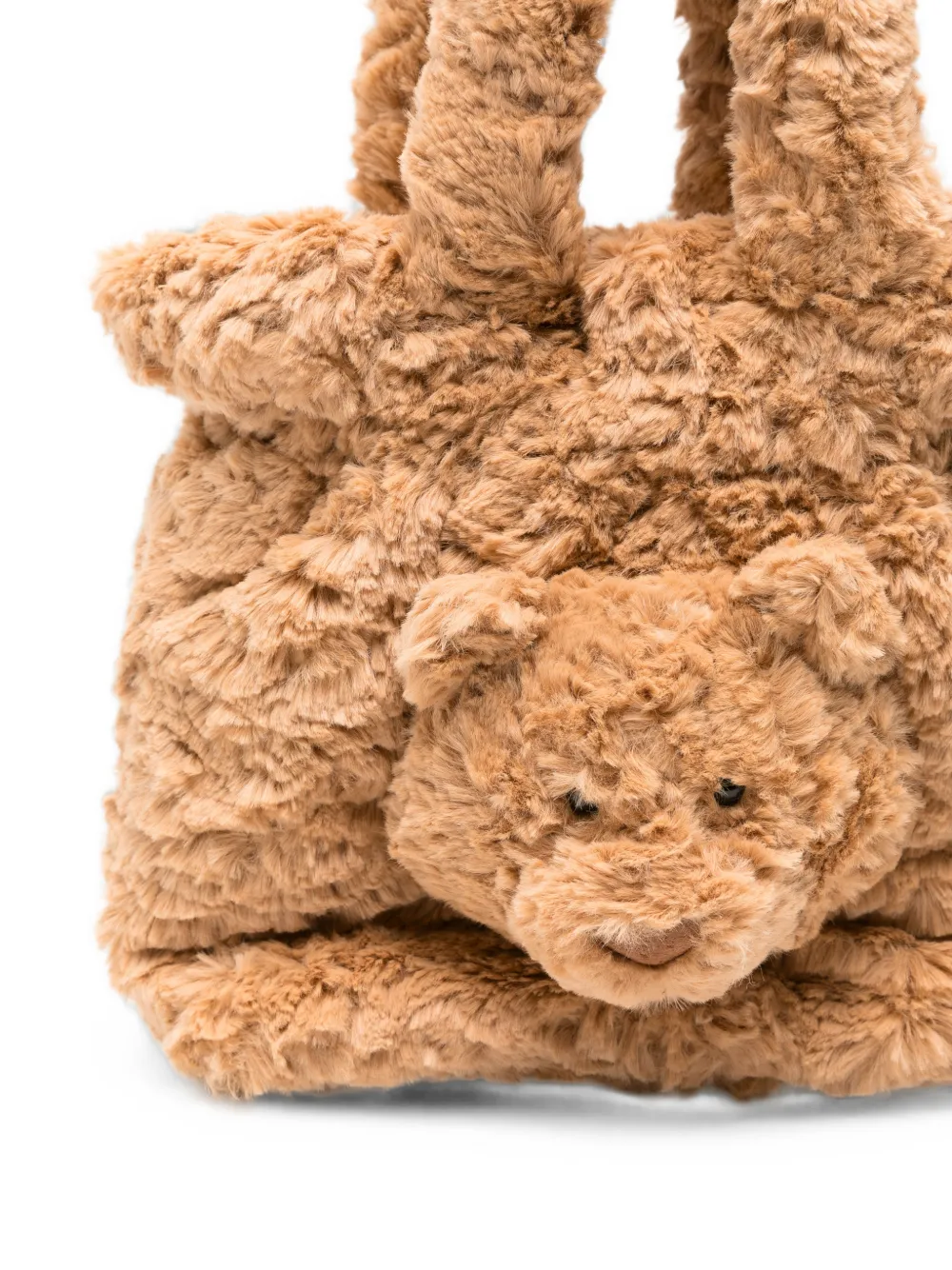 Jellycat Barnaby Bear shopper van imitatiebont Bruin