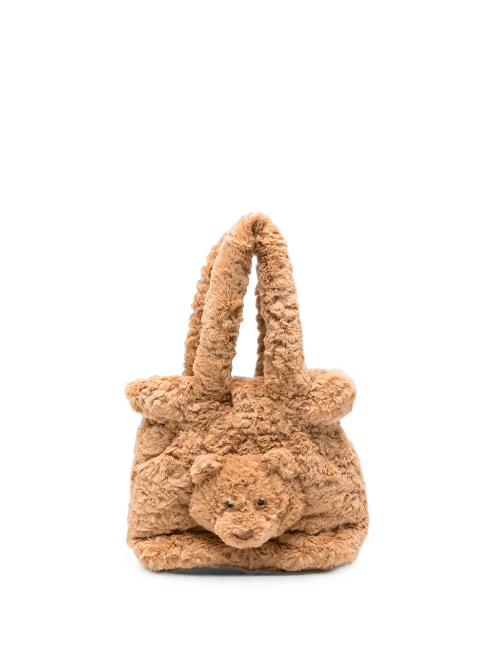 Jellycat Barnaby Bear faux-fur tote bag - Marrone