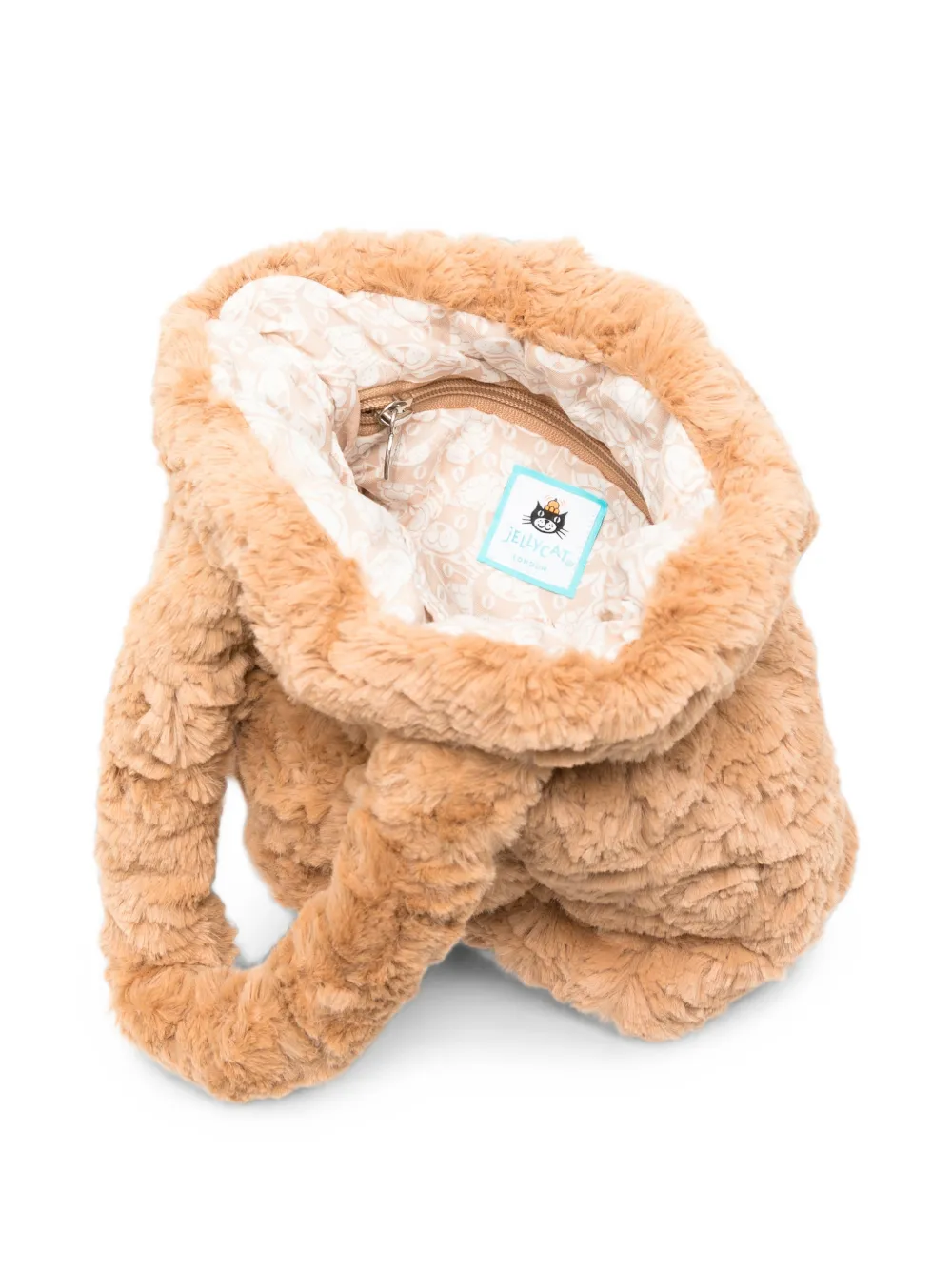 Jellycat Barnaby Bear shopper van imitatiebont Bruin