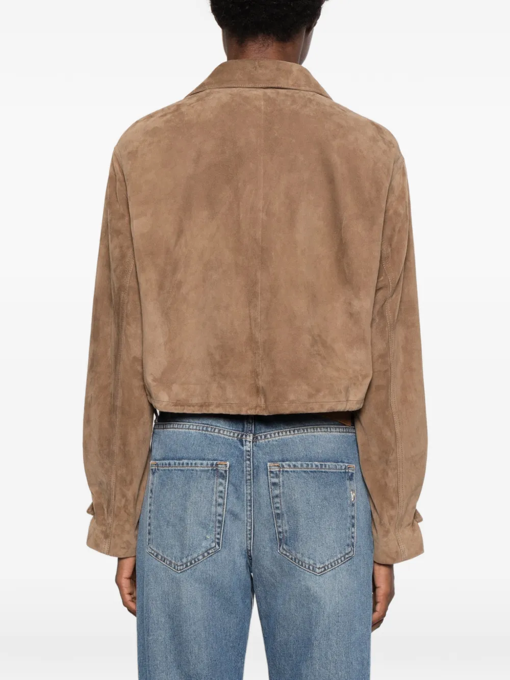 Lauren Ralph Lauren suede cropped jacket Bruin