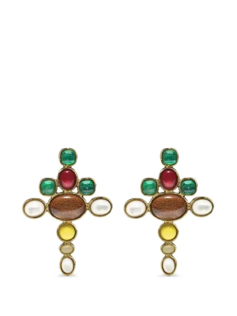 Goossens Lagune crystal-embellished earrings