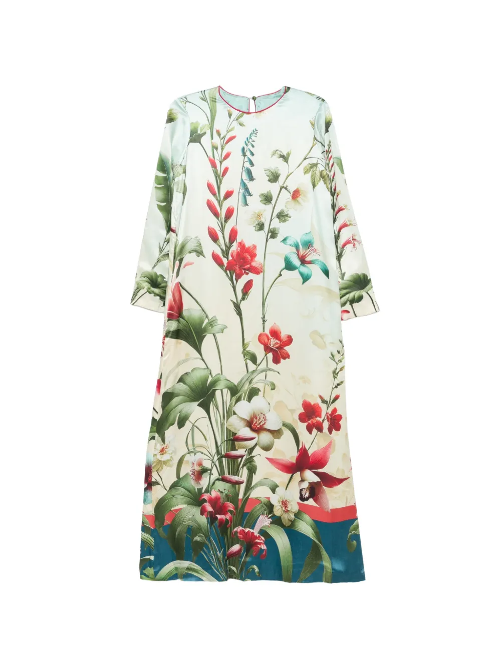 F.R.S For Restless Sleepers floral-print long-sleeve maxi dress