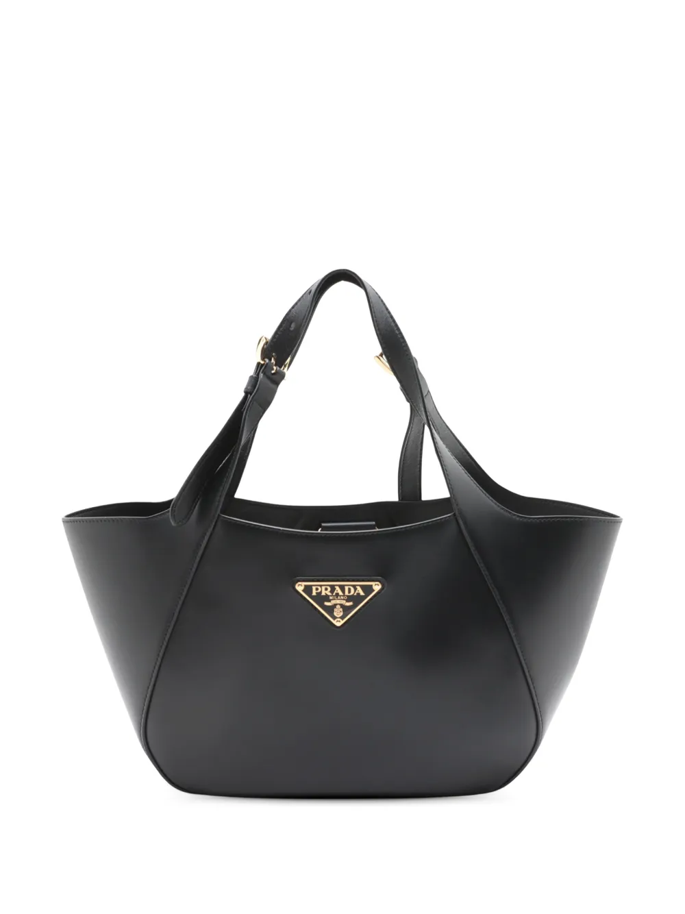 Prada Pre-Owned 2013-2026 ミディアム レザーハンドバッグ | ブラック