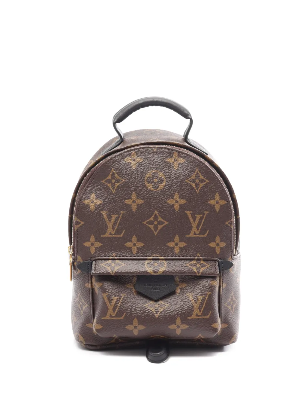 Louis Vuitton Pre-Owned 2021-2025 Mini Palm Springs Rucksack mit Monogramm - Braun