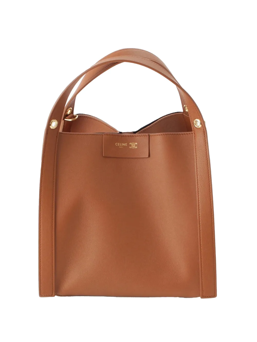 Celine Pre-Owned Borsa a tracolla Cube piccola in pelle di vitello 2021-2026 - Marrone