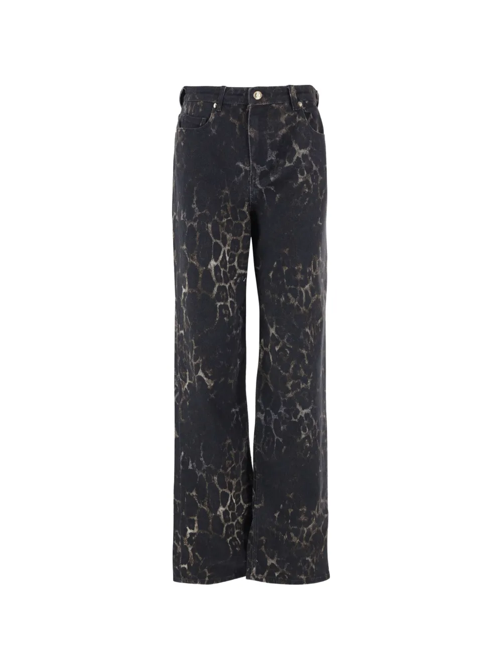 Just Cavalli animal-print jeans - Nero
