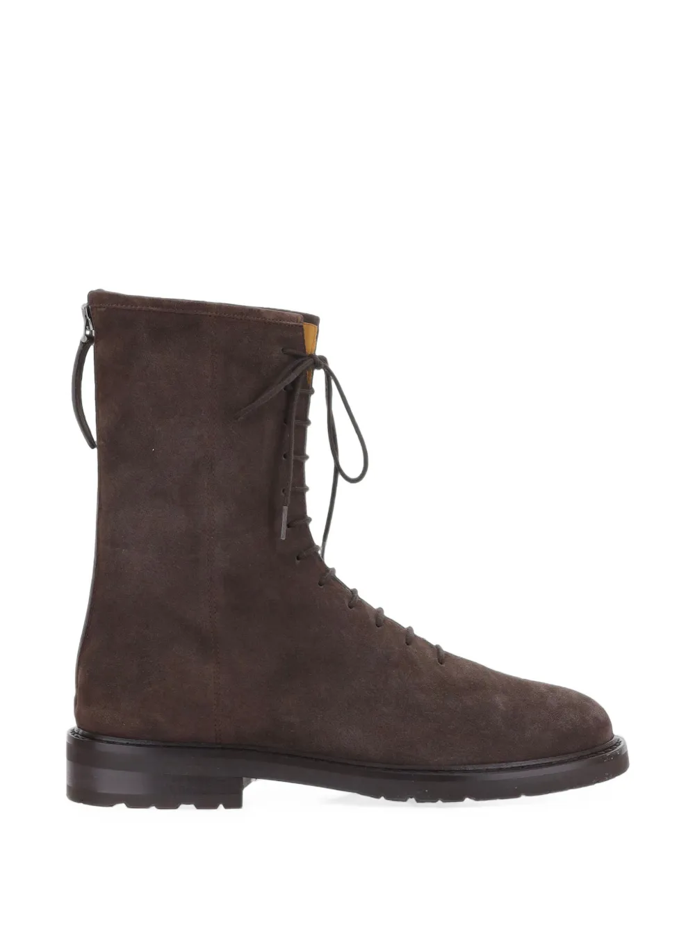 LEGRES lace-up suede ankle boots