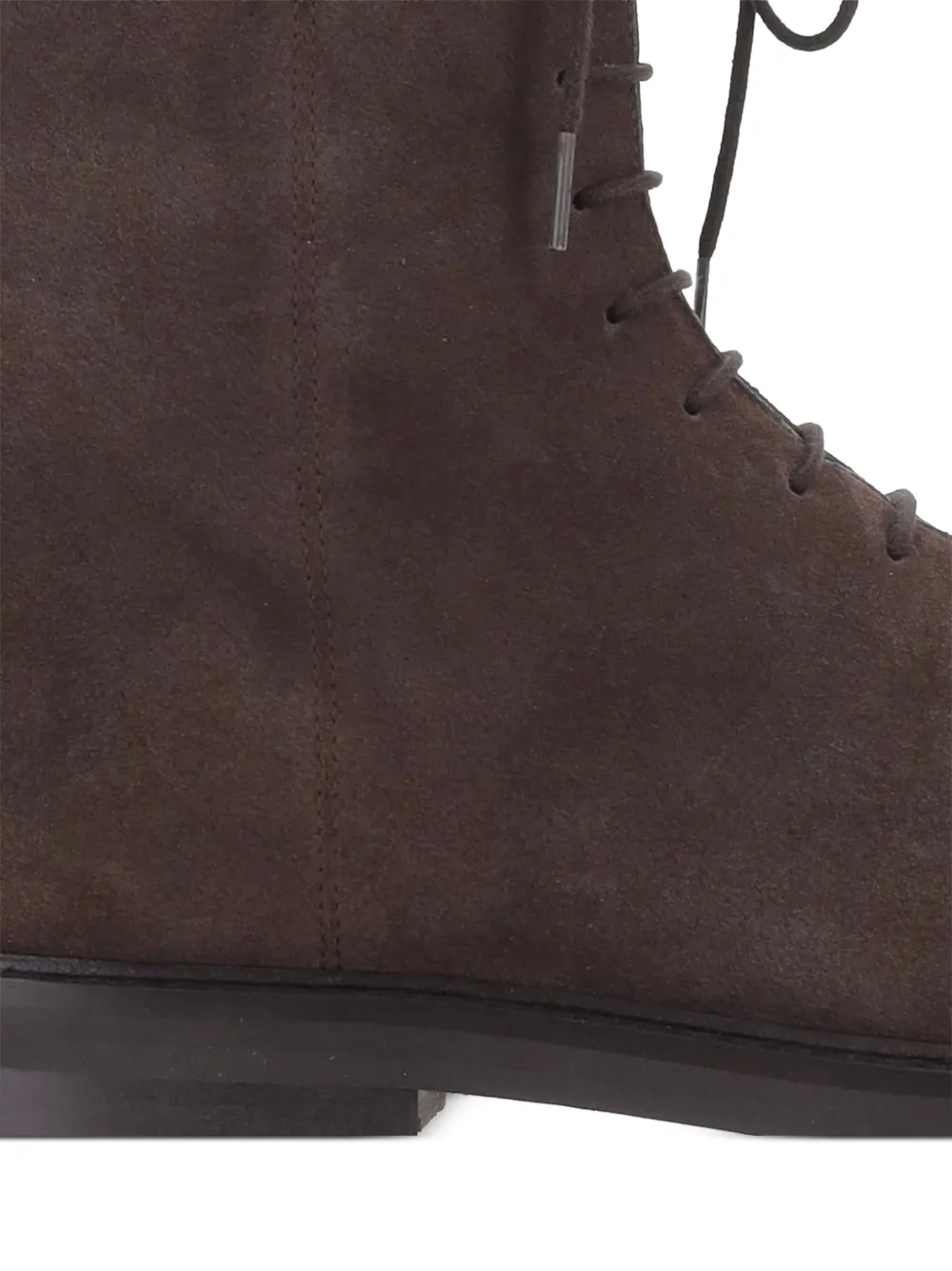 LEGRES lace-up suede ankle boots Bruin
