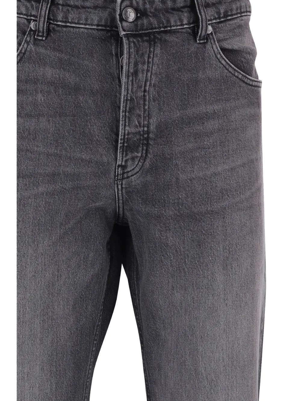 Just Cavalli Straight jeans met vervaagd effect Grijs