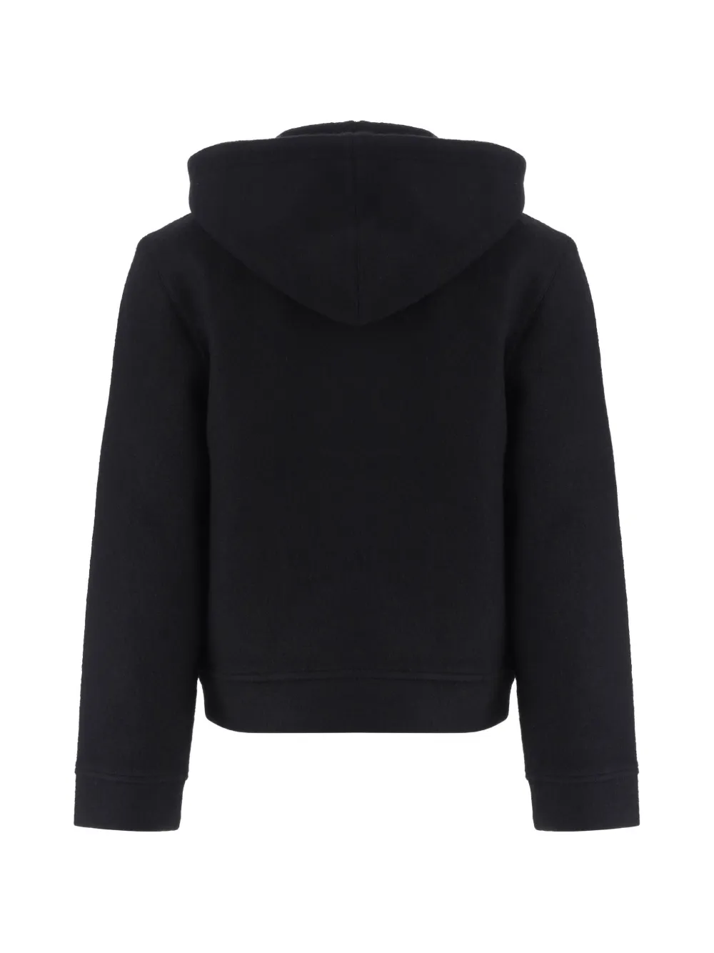 Emporio Armani Hoodie met geborduurd logo Zwart