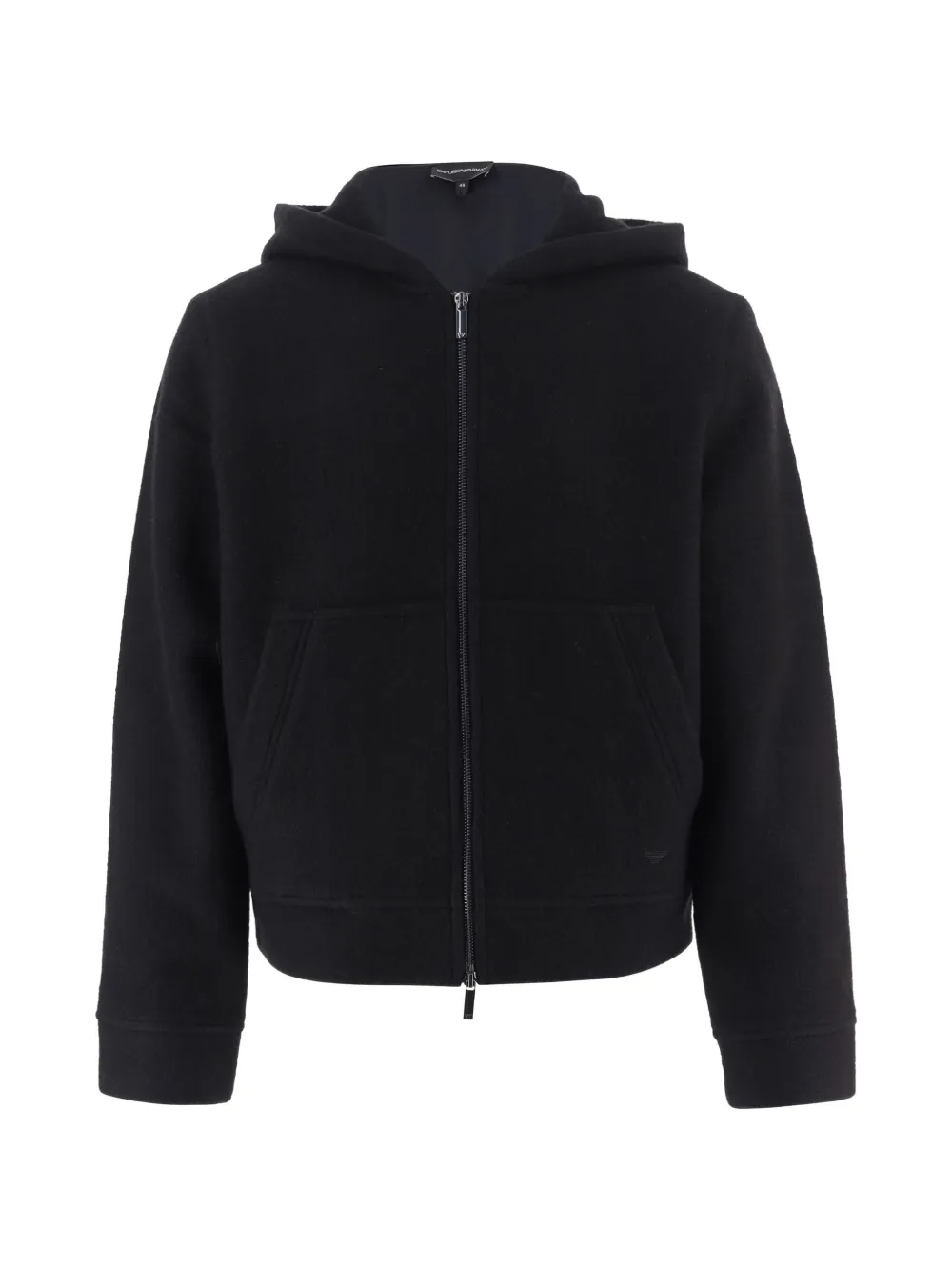 Emporio Armani zip-up hoodie - Nero