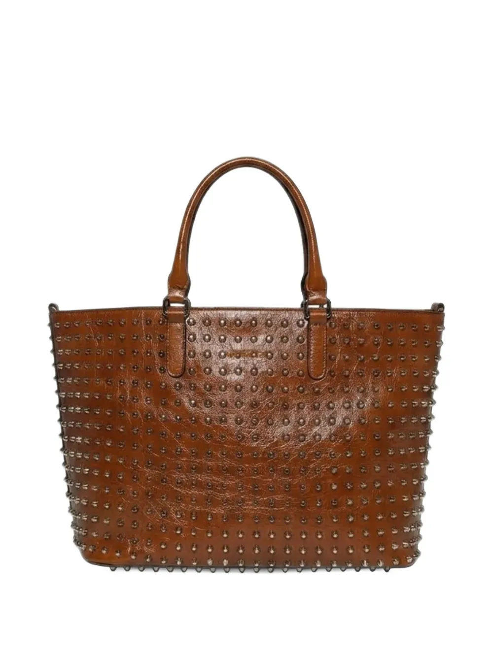 John Richmond stud-embellished leather tote bag Bruin