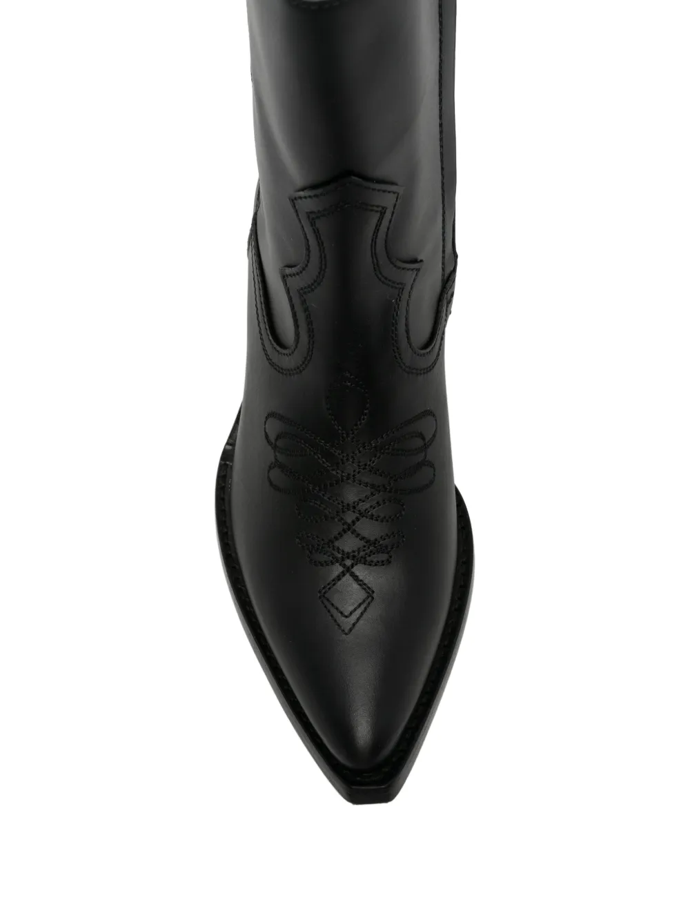 AMIRI Leather MA Ryder Boots in Black, view 4