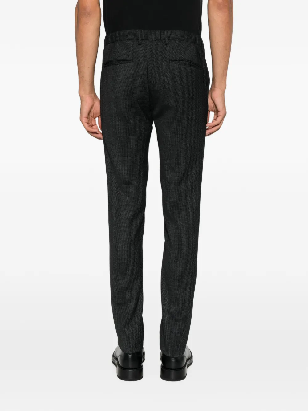 Incotex Pantalon met pied-de-poule print Grijs