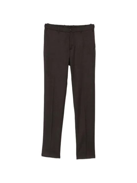 Incotex pantalon à taille élastiquée
