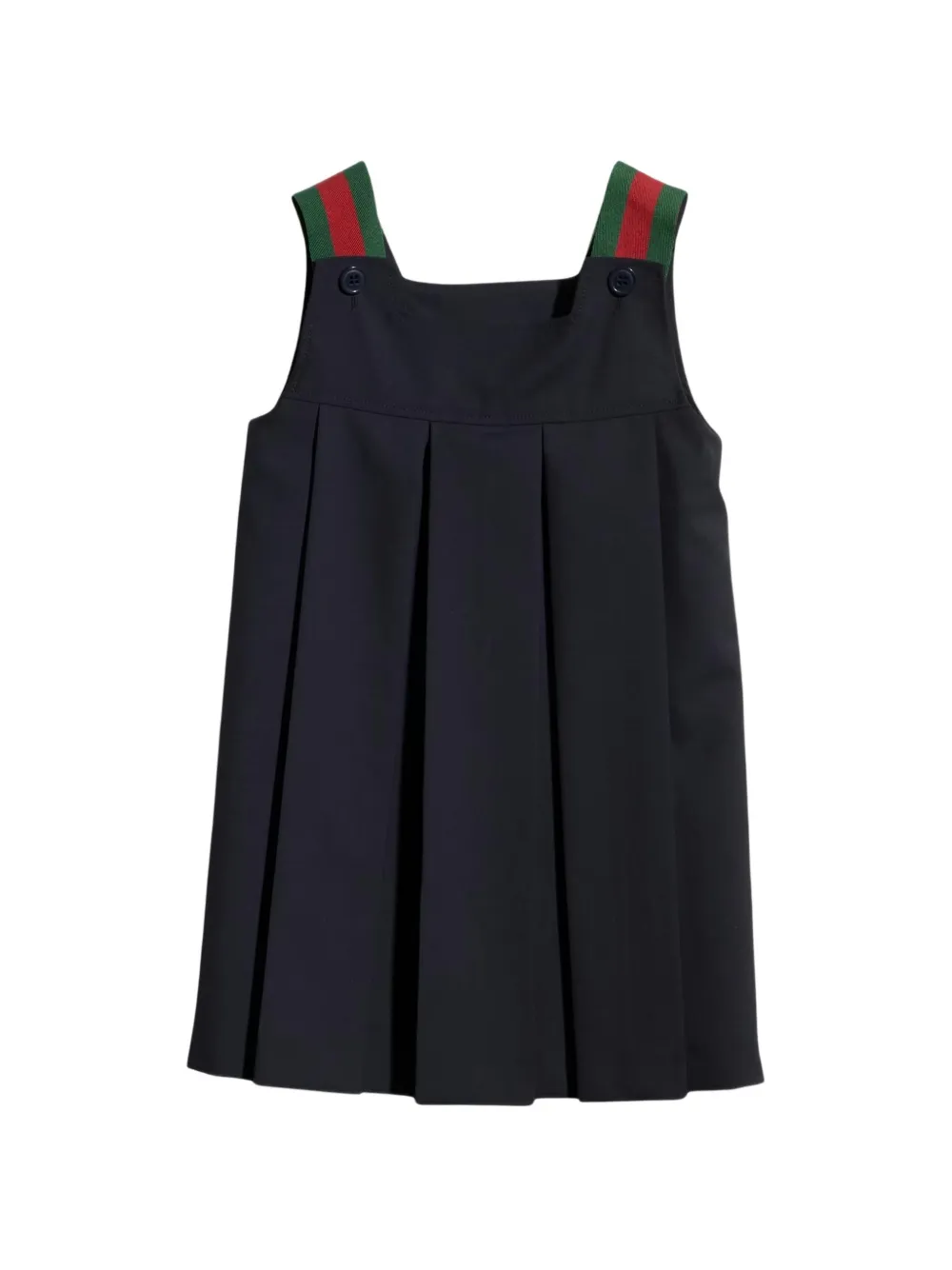 Gucci Kids pleated dress Blauw