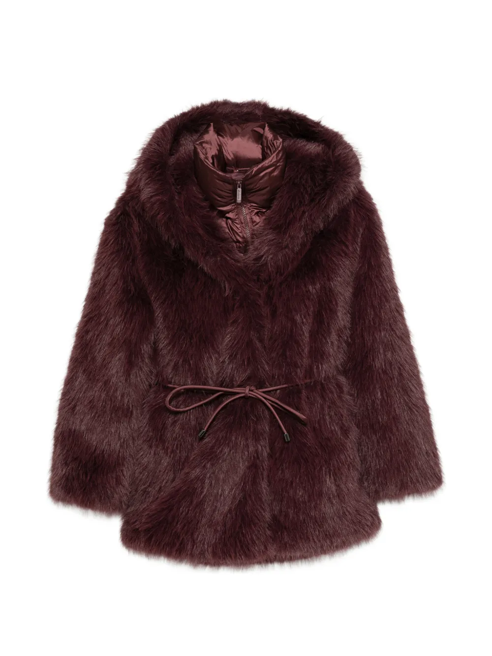 bomboogie faux-fur hooded jacket