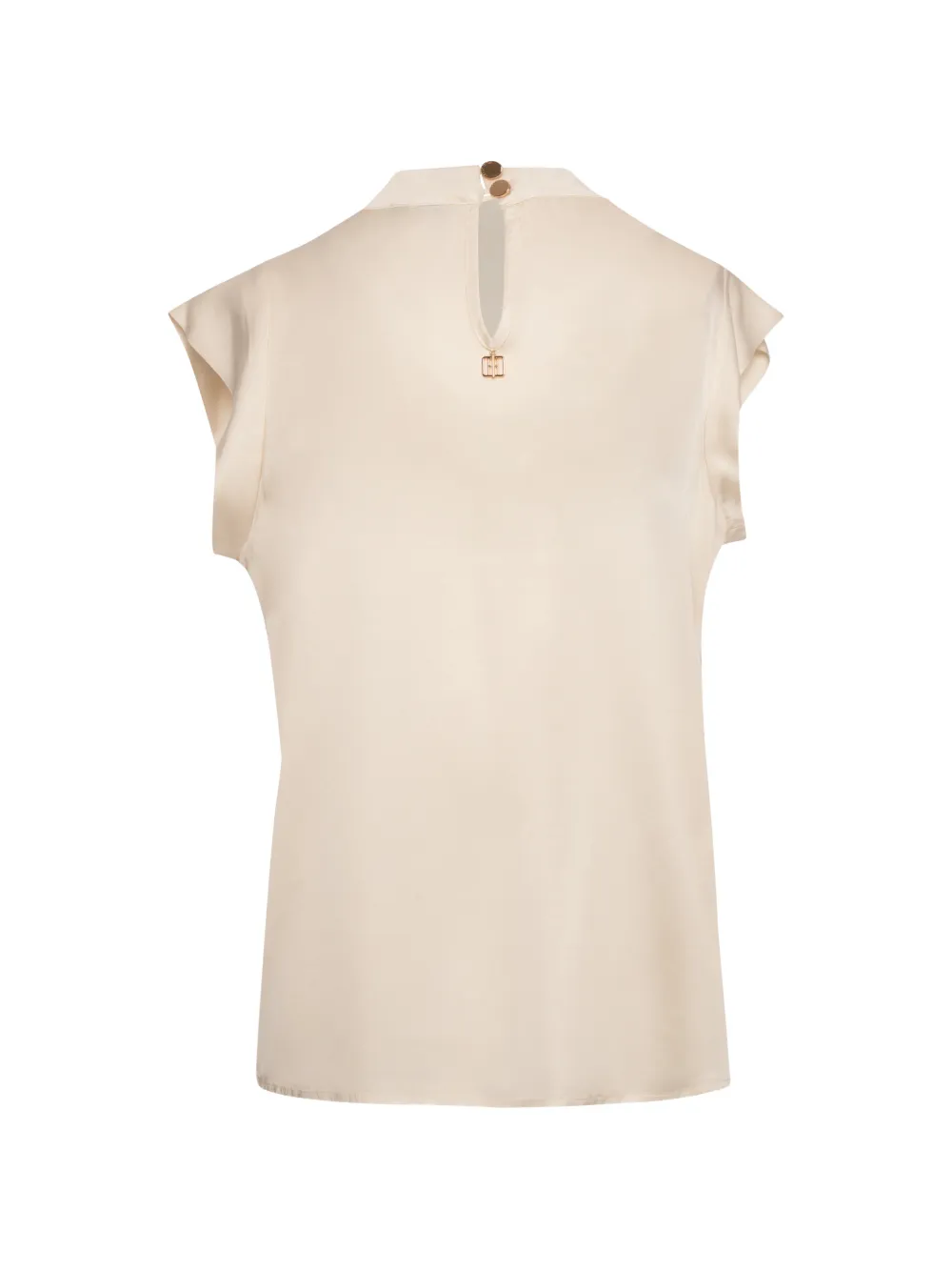 FRACOMINA Mouwloze blouse Beige