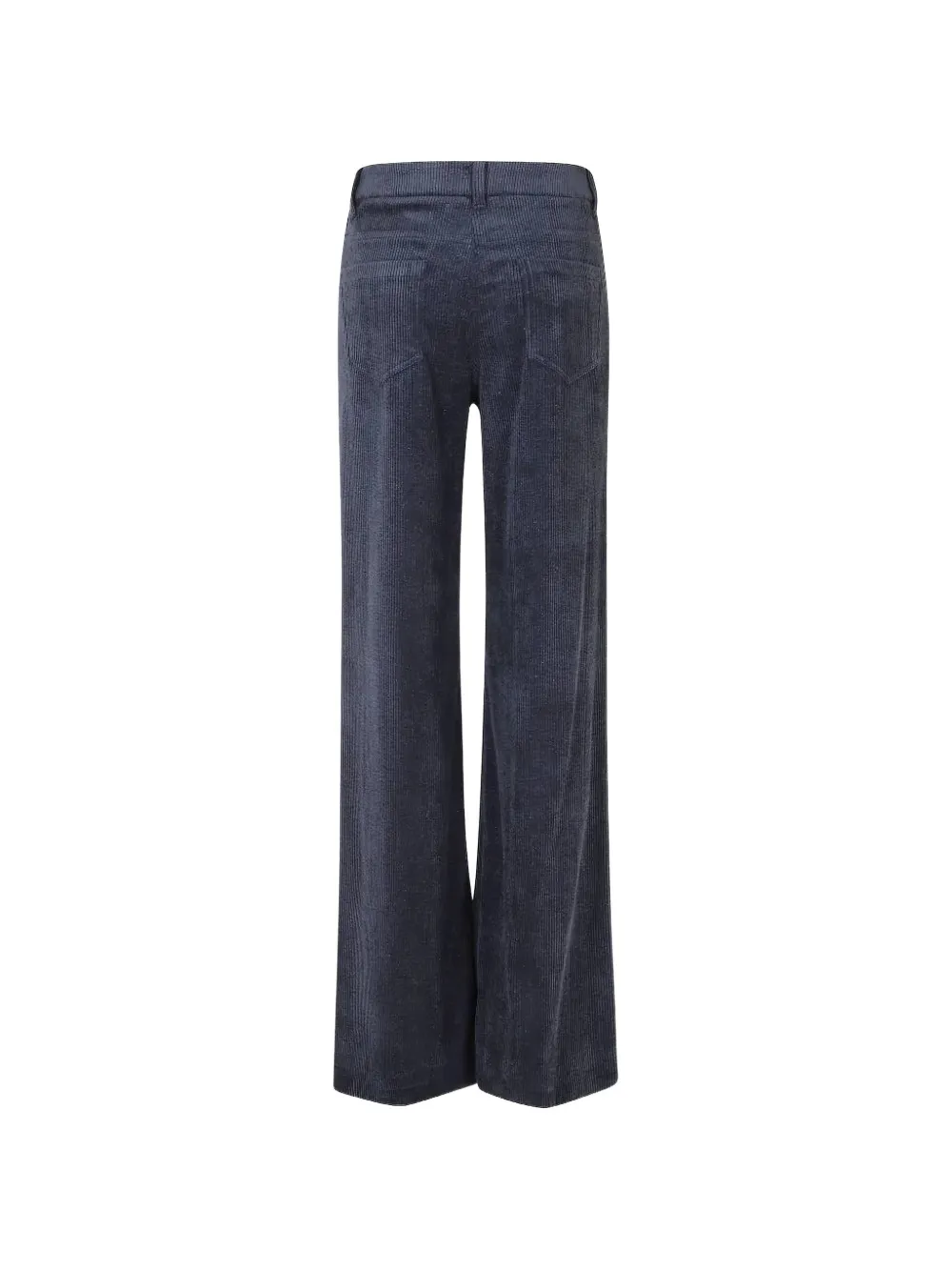 Ermanno Scervino Ribfluwelen broek met glitters-effect Blauw