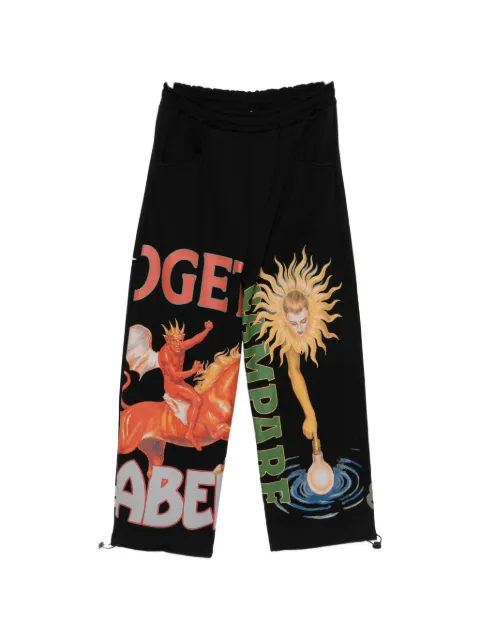 PDF graphic-print track pants
