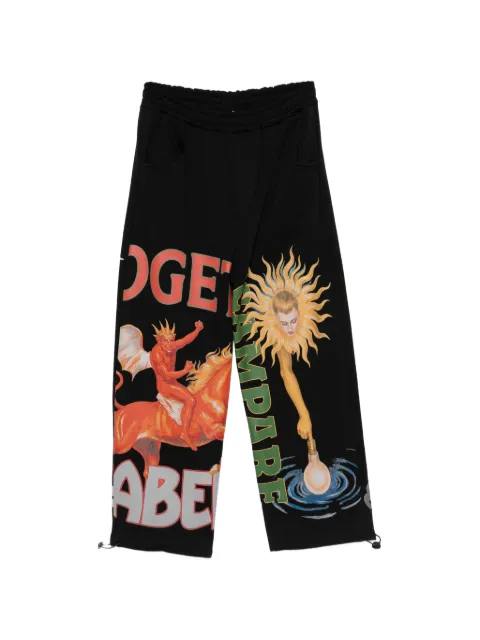 PDF graphic-print track pants