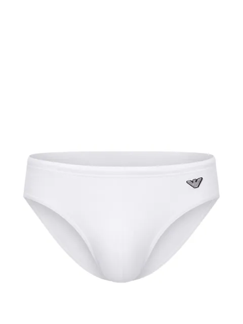 Emporio Armani logo-patch swimming briefs