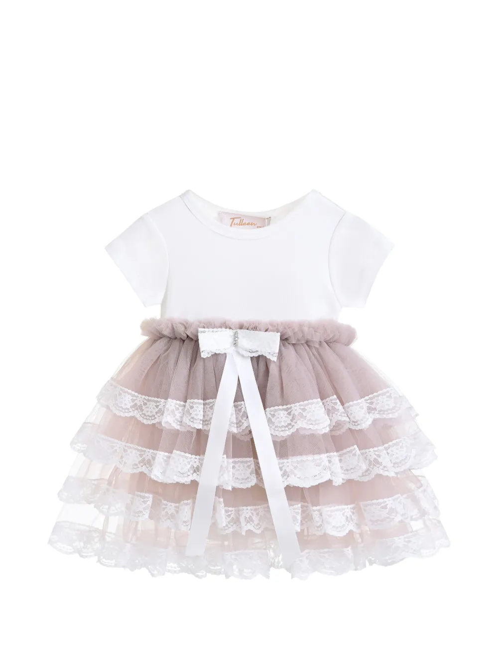 Tulleen Abito Briony in tulle - Rosa