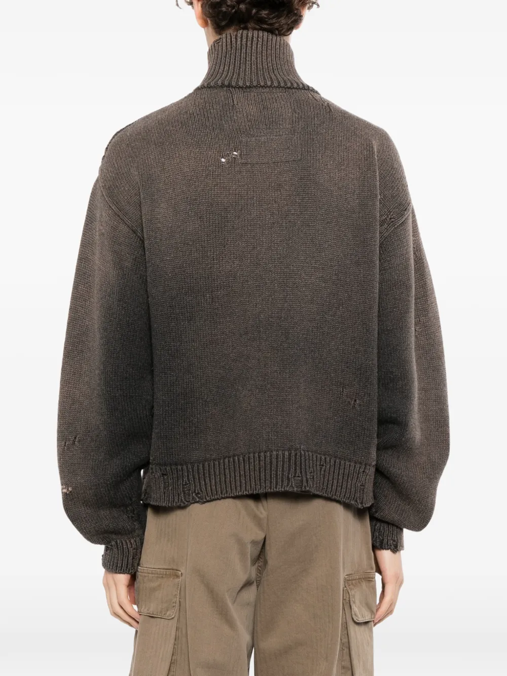 Maison MIHARA YASUHIRO Gebreid vest met olifant-jacquard Grijs