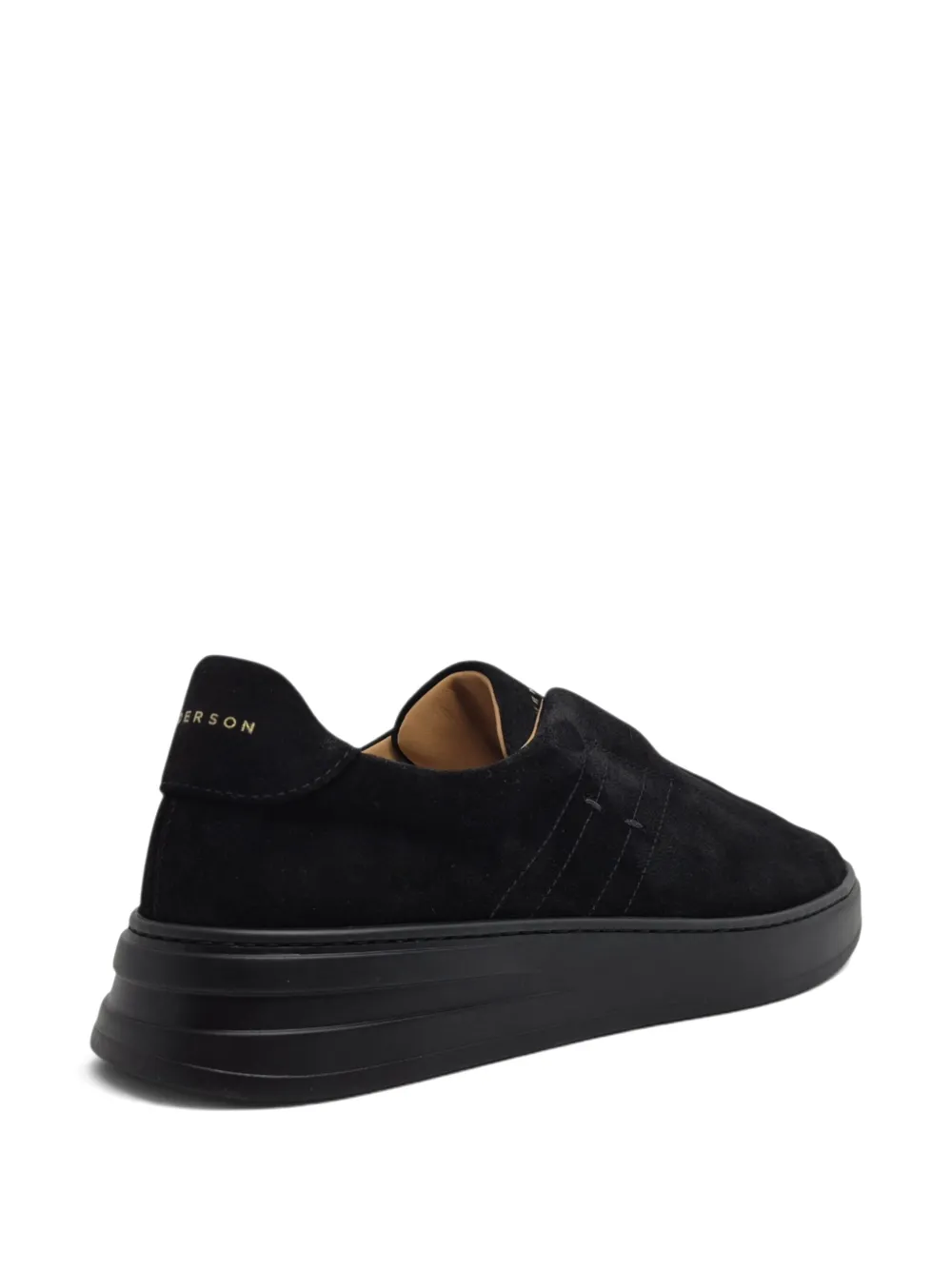 Henderson Baracco Devis suede sneakers Zwart