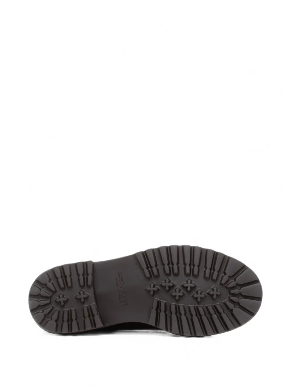 Giorgio Armani nappa leather Chelsea boots Bruin