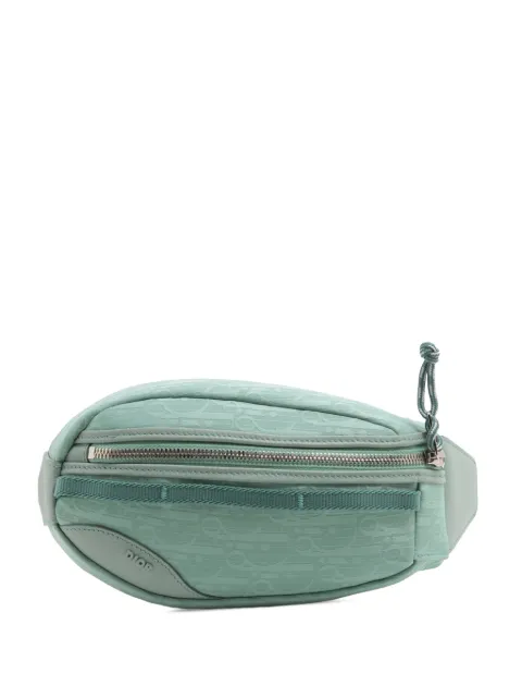Christian Dior Pre-Owned 2020-2026 Oblique Nylon Scarab Sling Bag crossbody bag