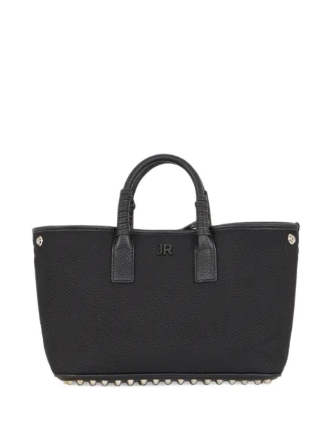 John Richmond studded logo-plaque tote bag