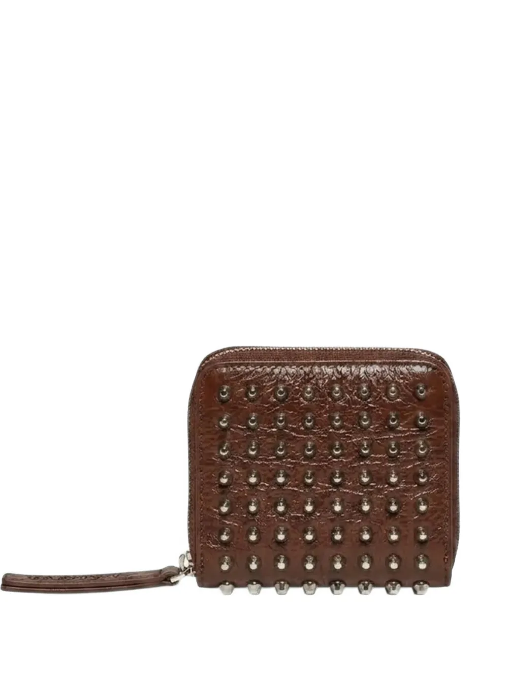 John Richmond Portafoglio con zip - Marrone