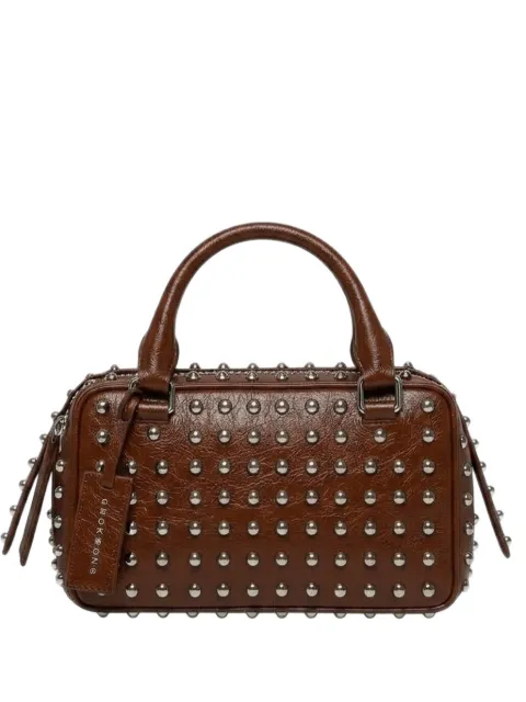 John Richmond stud-embellished leather tote bag