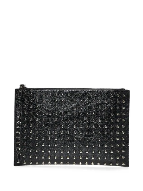John Richmond stud-embellished clutch bag