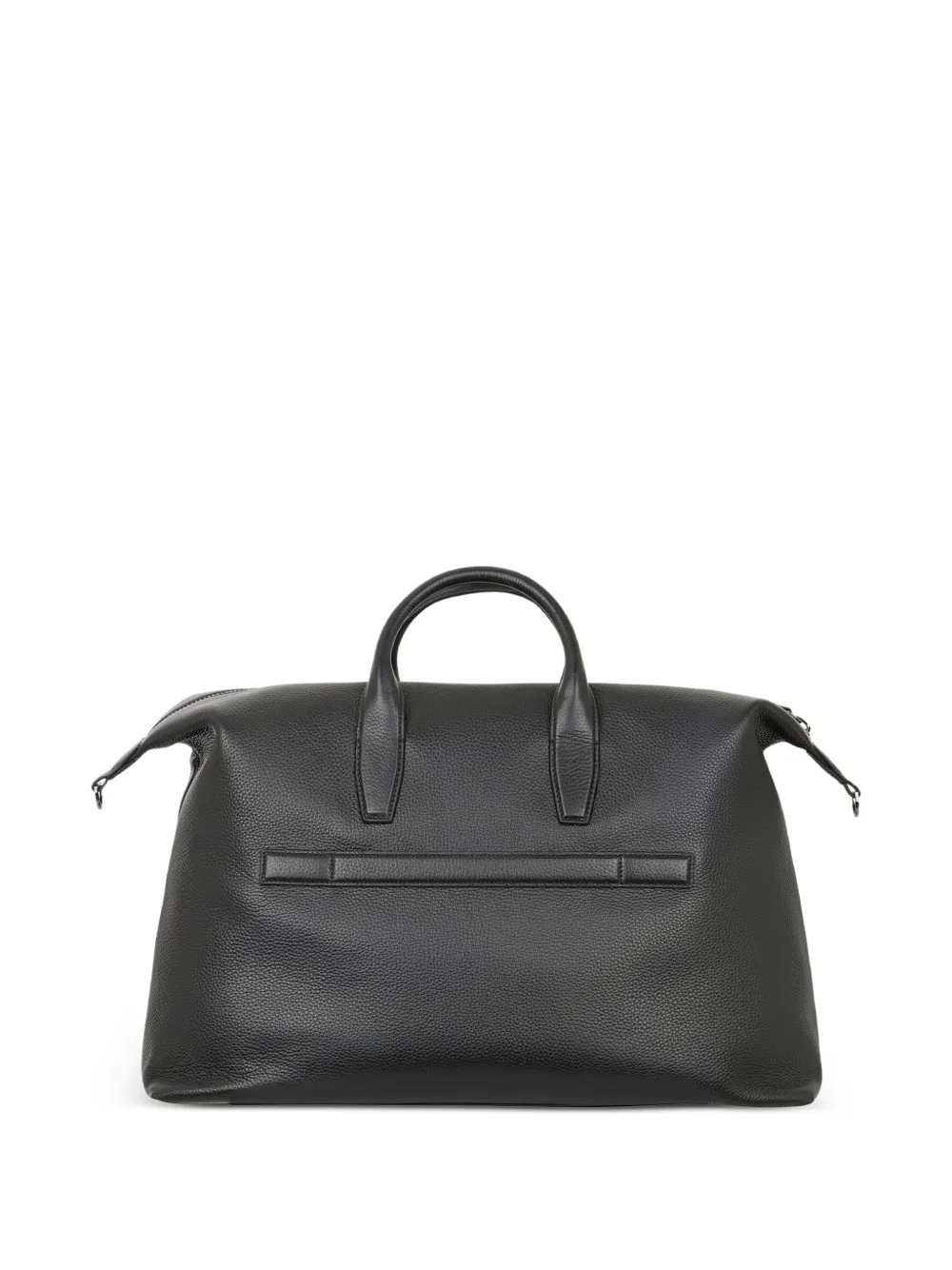 John Richmond Shopper van bewerkt leer Zwart