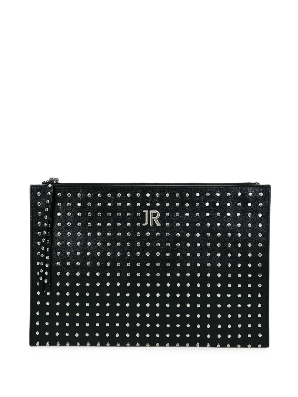 John Richmond stud-embellished clutch bag - Nero