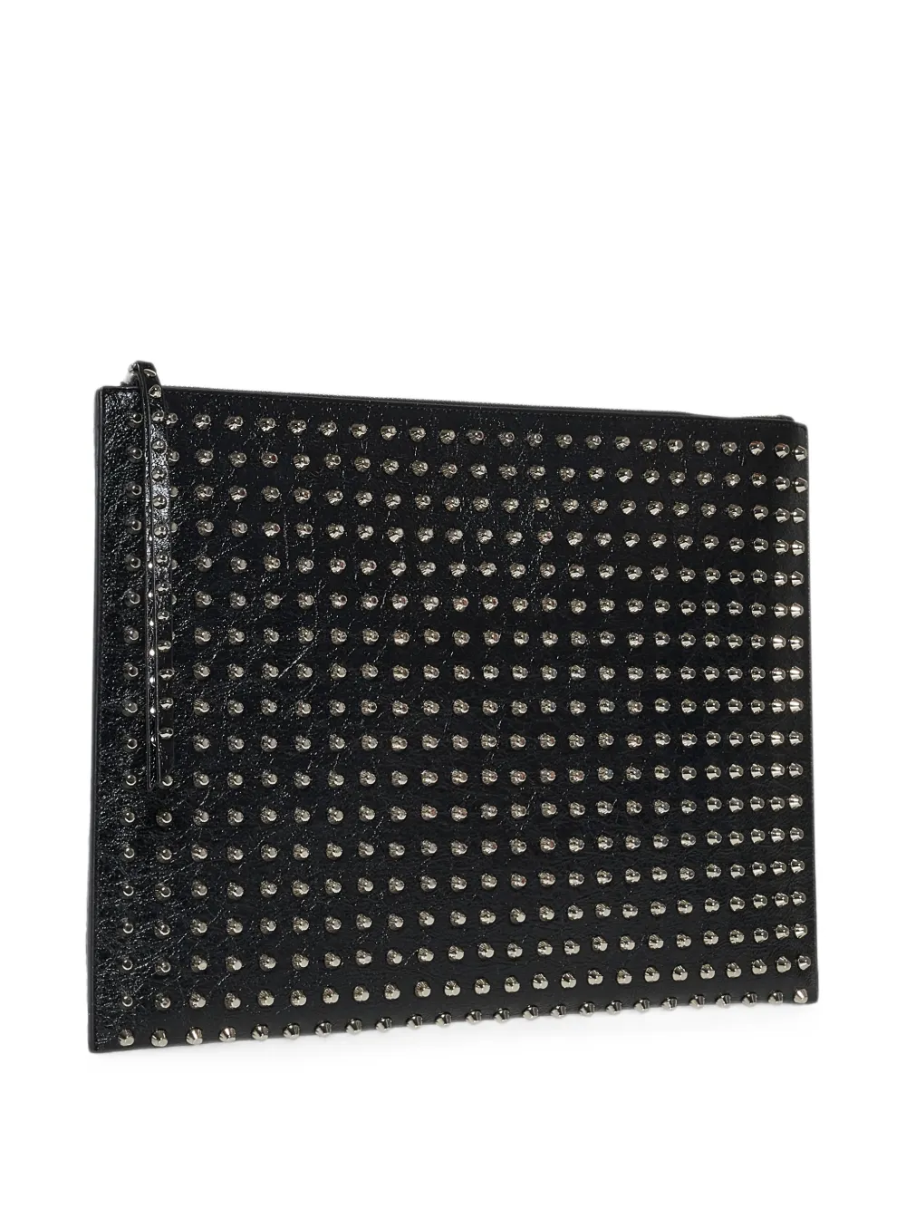 John Richmond Clutch met studs Zwart