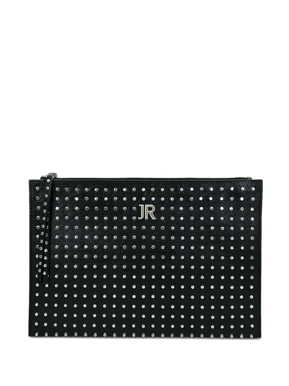 John Richmond stud-embellished clutch bag - Nero