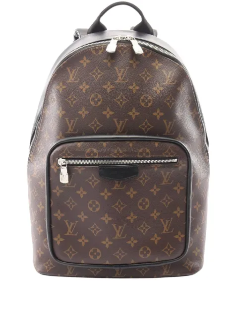 Louis Vuitton Pre-Owned 2021-2026 Monogram Macassar Josh NV backpack