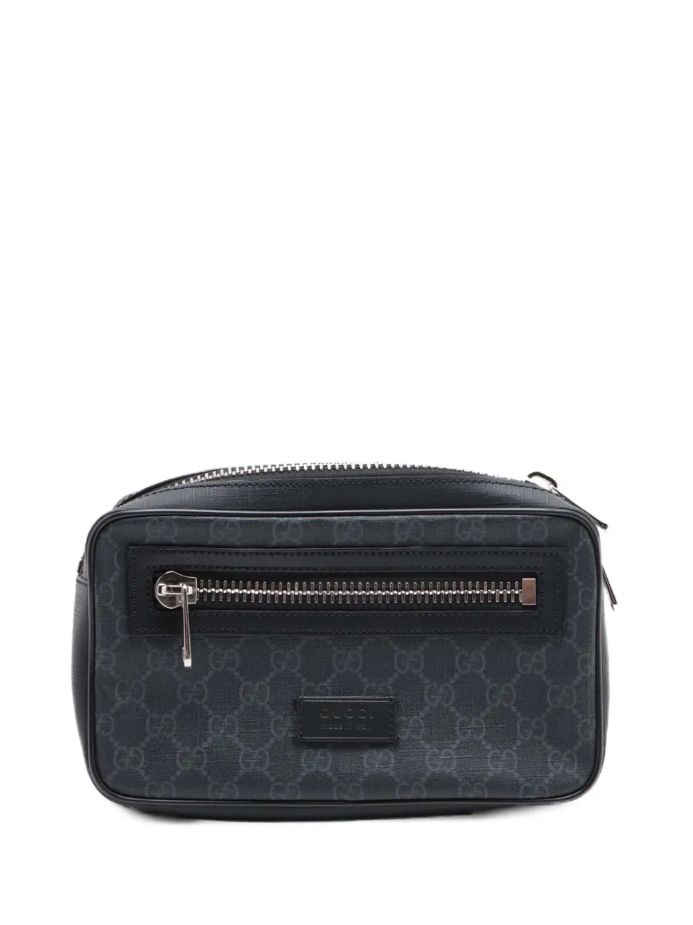 Gucci Pre-Owned 2000-2015 GG Supreme Web Night Courrier belt bag - Nero