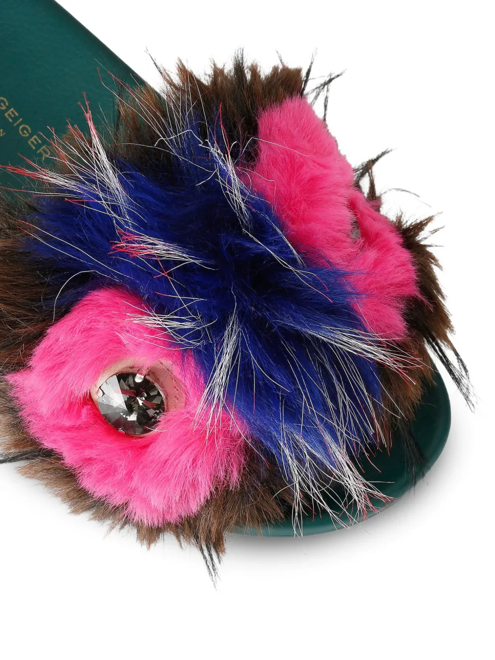 Kurt Geiger London Meena Mascot slippers Bruin