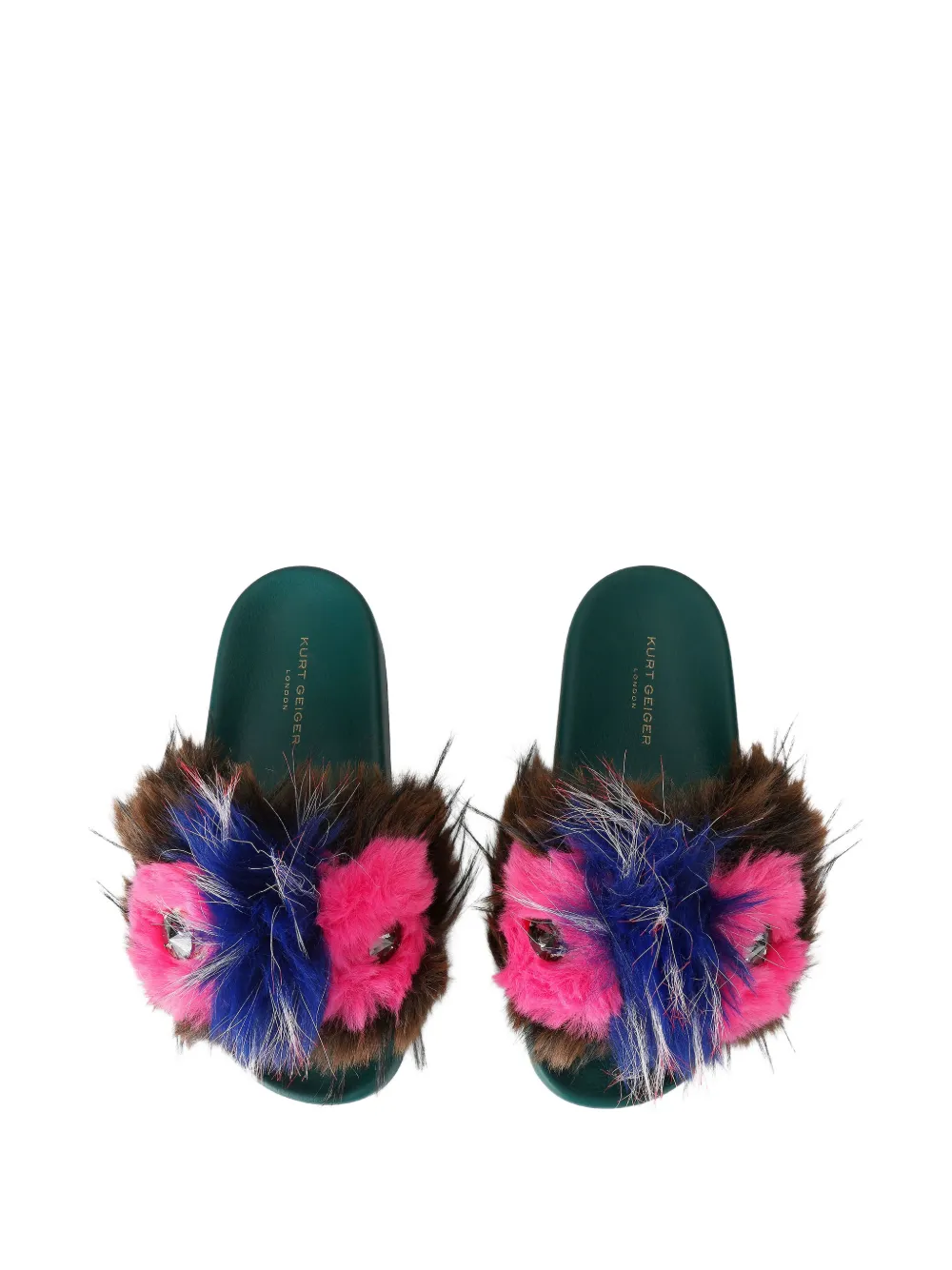 Kurt Geiger London Meena Mascot slippers Bruin