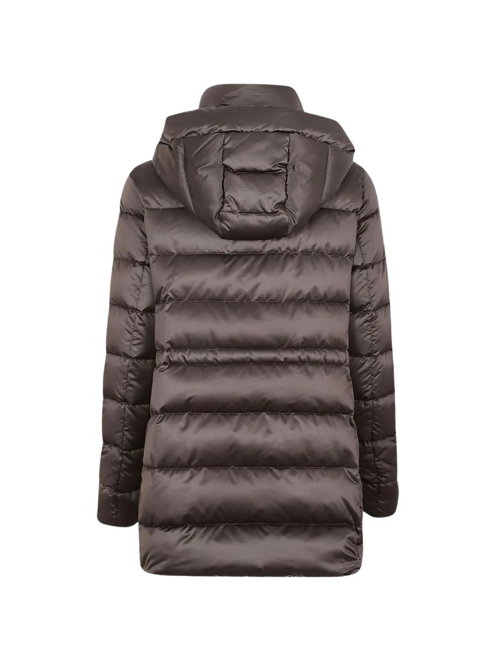 Moorer Delia-SE3 quilted hooded coat Bruin