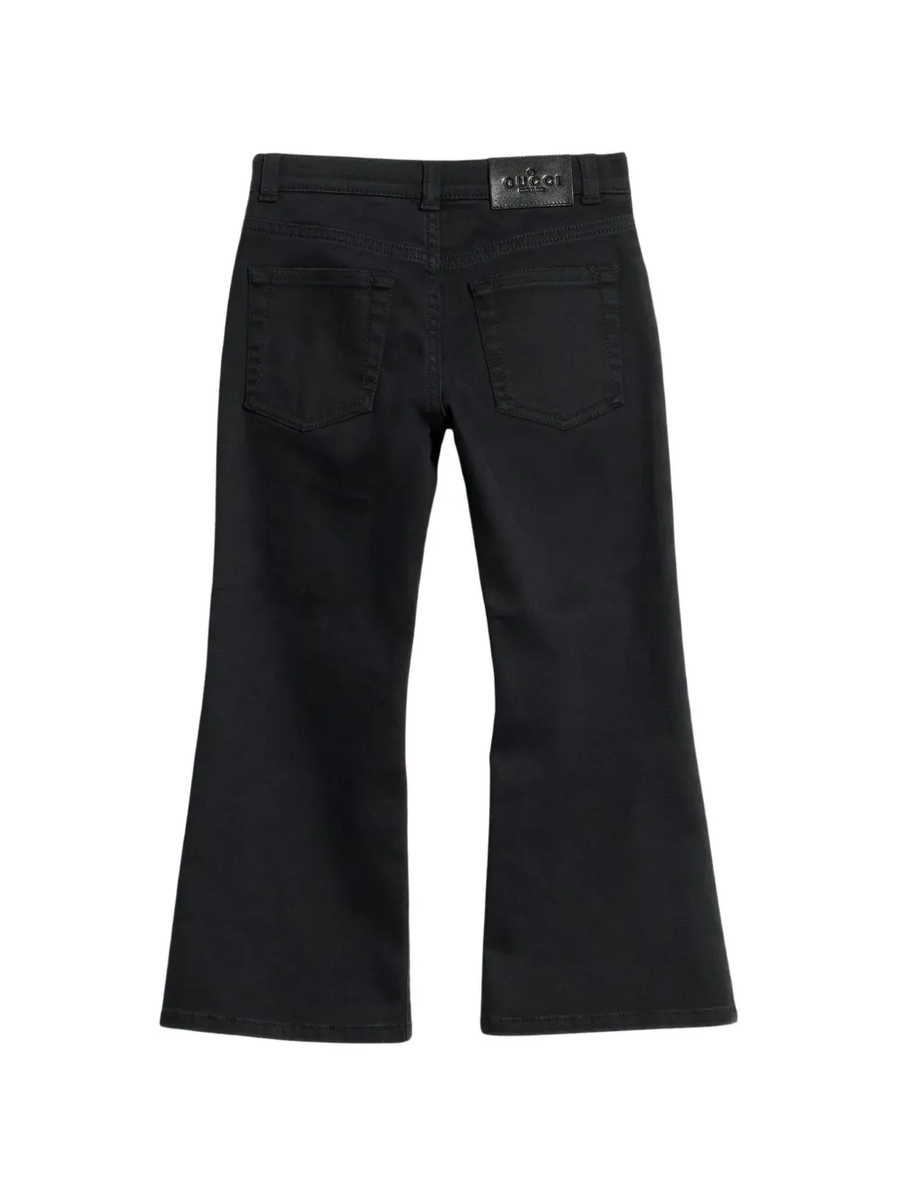 Gucci Kids Horsebit flared jeans Grijs
