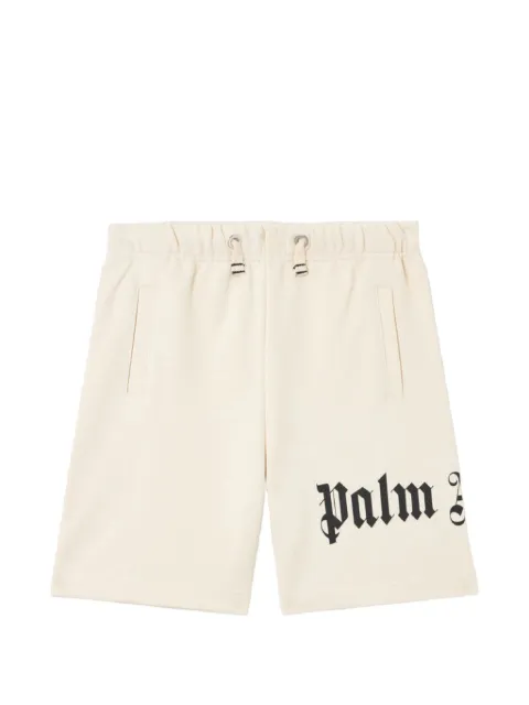 Palm Angels Kids bermudas Overlogo de algodón